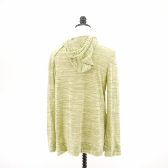 Nine West Vintage America Collection Missy Green Large Hooded Sweater Scoop Neck - Picture 5 of 8